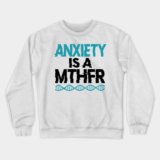 anxiety Crewneck Sweatshirt by box2boxxi